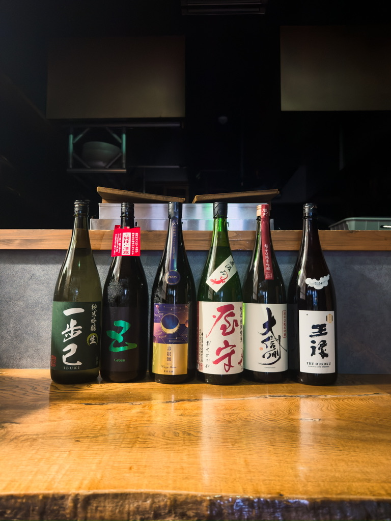 とり二で飲める日本酒の一例